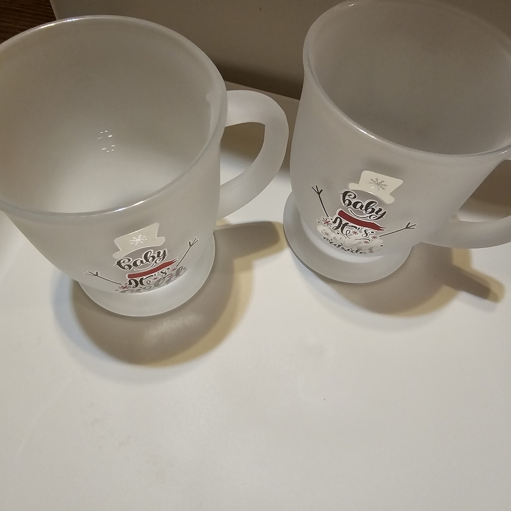 Snowman coffee cups